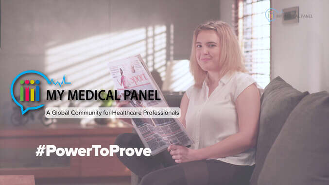 A happy community member of our global healthcare panel